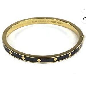 Kate Spade Black and Gold Polka Dot Bracelet